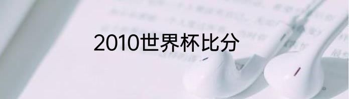2010世界杯比分