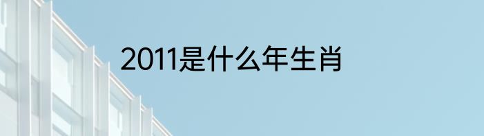 2011是什么年生肖