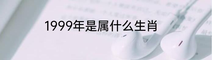 1999年是属什么生肖