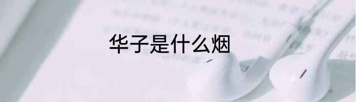 华子是什么烟