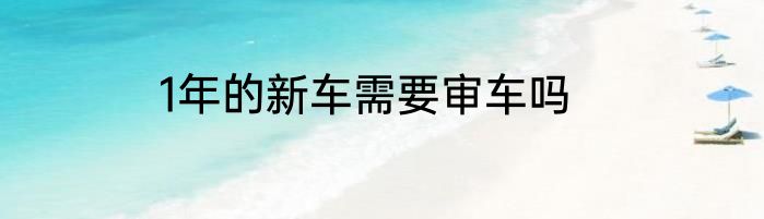 1年的新车需要审车吗