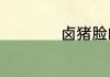 卤猪脸的做法及配料