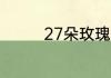 27朵玫瑰花代表什么意思