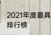 2021年度最具影响力的女明星Top10排行榜