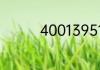 4001395137是干什么的