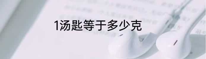 1汤匙等于多少克