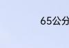 65公分是多少厘米