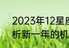 2023年12星座运势大预测唐立淇解析新一年的机遇与挑战