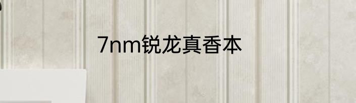 7nm锐龙真香本