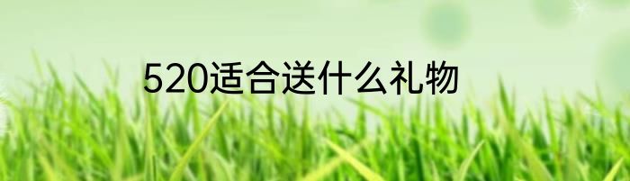 520适合送什么礼物