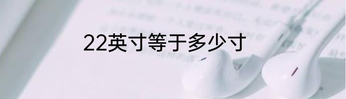 22英寸等于多少寸
