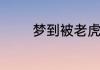 梦到被老虎扑倒是什么意思