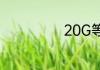 20G等于多少GB