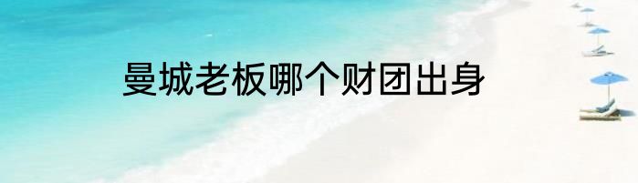 曼城老板哪个财团出身
