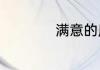 满意的用英语怎么说