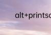 alt+printscreen是什么意思