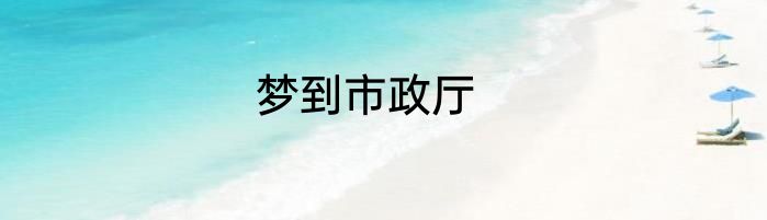 梦到市政厅
