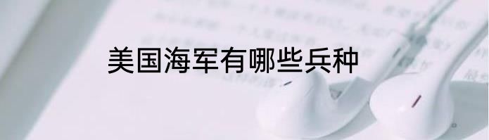 美国海军有哪些兵种