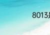 8013是什么意思