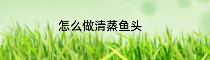 怎么做清蒸鱼头