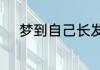 梦到自己长发飘飘很美是啥预兆