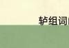 轳组词的词语有那些