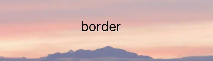 border