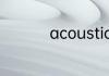 acoustic版本什么意思