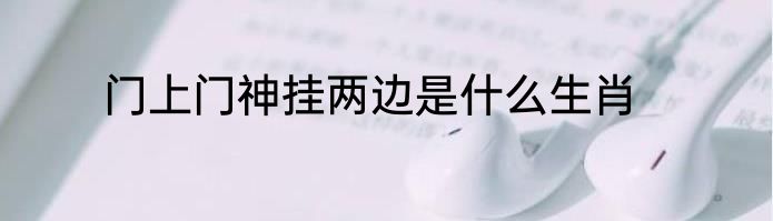 门上门神挂两边是什么生肖