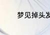 梦见掉头发秃顶有什么含义