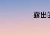 露出的正确读音