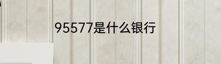 95577是什么银行