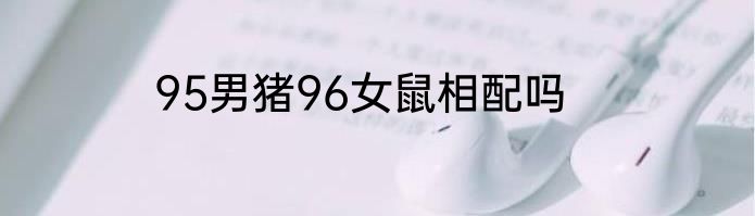 95男猪96女鼠相配吗