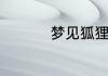 梦见狐狸精是什么预兆