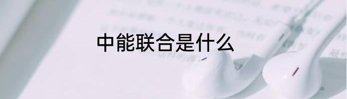 中能联合是什么
