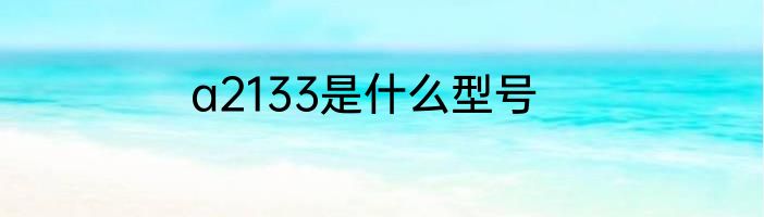 a2133是什么型号