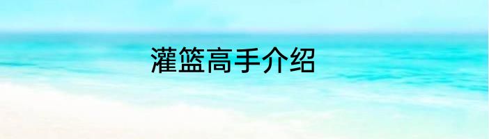 灌篮高手介绍