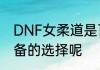 DNF女柔道是百分比伤害还是固伤装备的选择呢