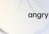 angry的名词是什么