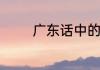 广东话中的水鱼是什么意思