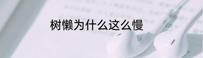 树懒为什么这么慢