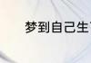 梦到自己生了孩子是什么意思