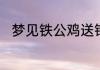 梦见铁公鸡送钱给自己是什么意思