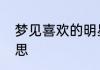 梦见喜欢的明星的手机号码是什么意思