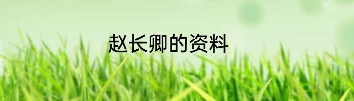 赵长卿的资料
