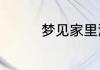 梦见家里涨水是什么意思