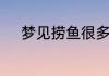 梦见捞鱼很多很多鱼预示着什么