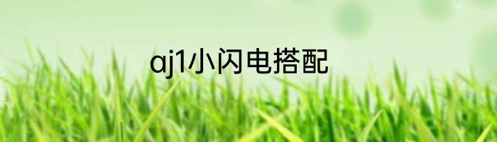 aj1小闪电搭配