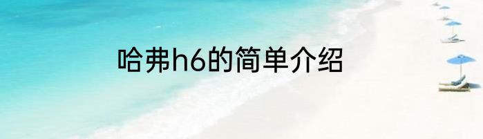哈弗h6的简单介绍