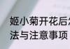 姬小菊开花后怎么养姬小菊的养殖方法与注意事项